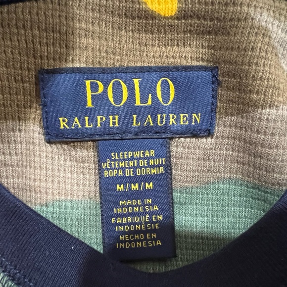 Ralph Lauren Polo, Men Thermal Long Sleeve, Multicolor - Picture 3 of 4